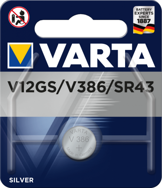 Varta Knopfzelle Electronics V 12 GS AgO 1,55V